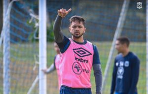 Haashim Domingo of Cape Town City FC at training