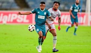 Hendrick Ekstein in action for AmaZulu FC