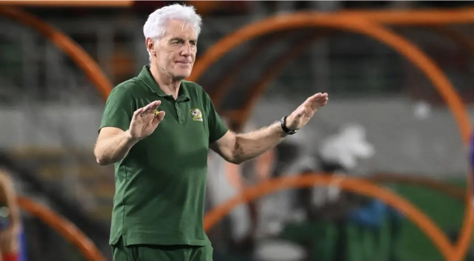 Bafana Bafana coach Hugo Broos 