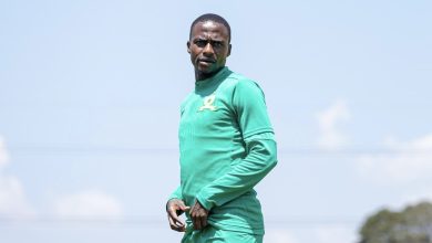 What ‘pleased’ Mngqithi about Lorch in Sundowns’ last match