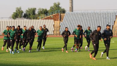 Khuliso Mudau and Teboho Mokoena at Bafana Bafana