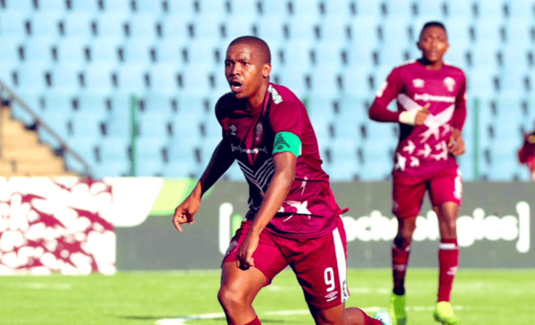 Lebohang Mokoena in action for Moroka Swallows