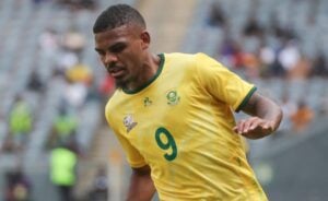 Lyle Foster in action for Bafana Bafana