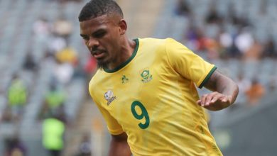 Lyle Foster in action for Bafana Bafana