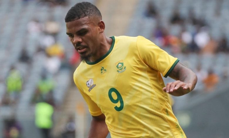 Lyle Foster in action for Bafana Bafana