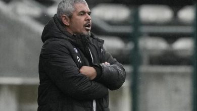 Clinton Larsen on the touchline during a game