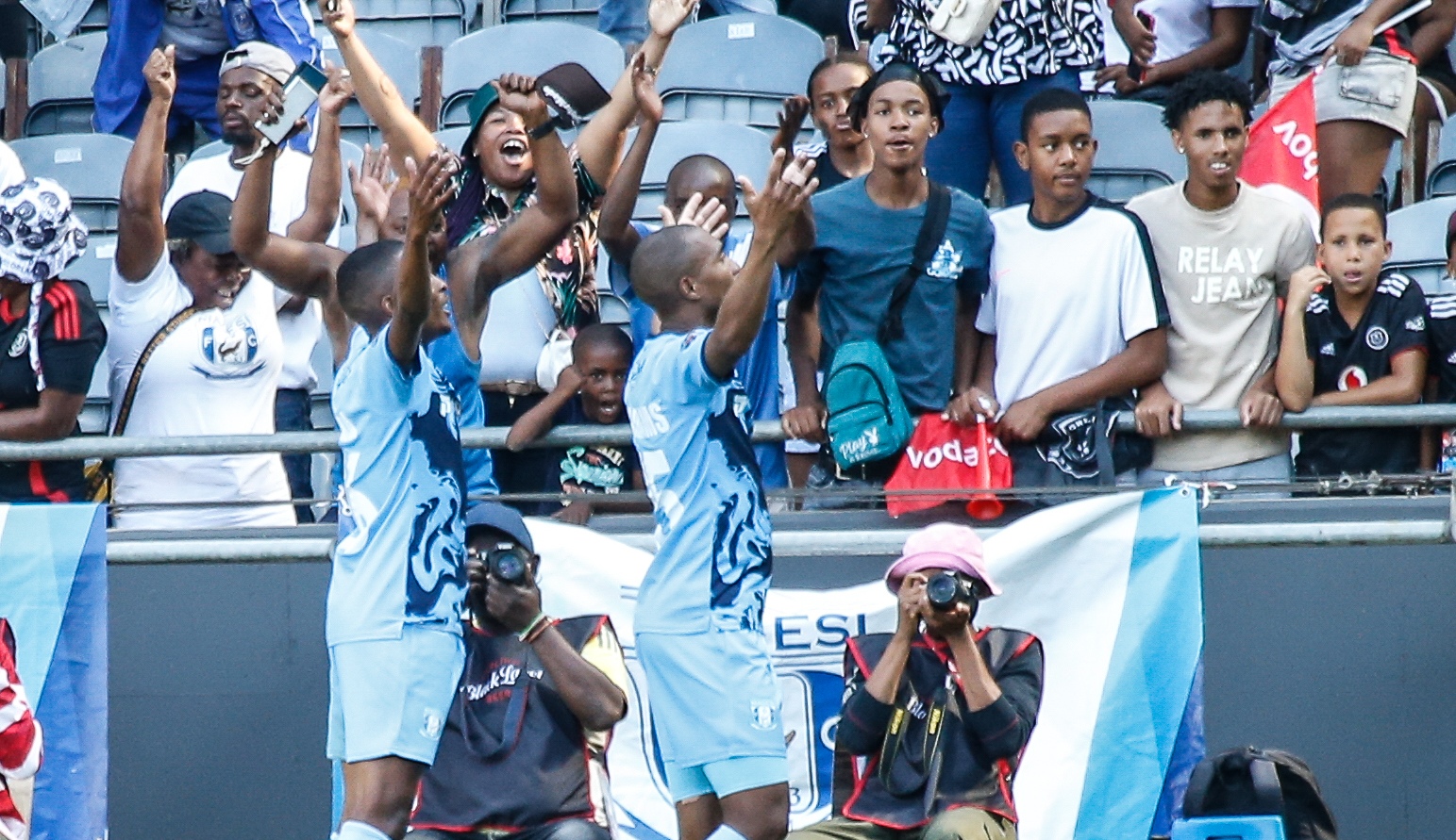 Magesi FC in action against Orlando Pirates in the Carling Knockout Cup