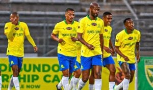 Mamelodi Sundowns in action against Golden Arrows in the Carling Knockout Cup