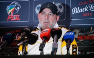Nasreddine Nabi, Kaizer Chiefs coach, addressing journalists ahead of the Carling Knockout Cup last 8 against Mamelodi Sundowns. Picture by Zamani Makautsi/Zakes Photography