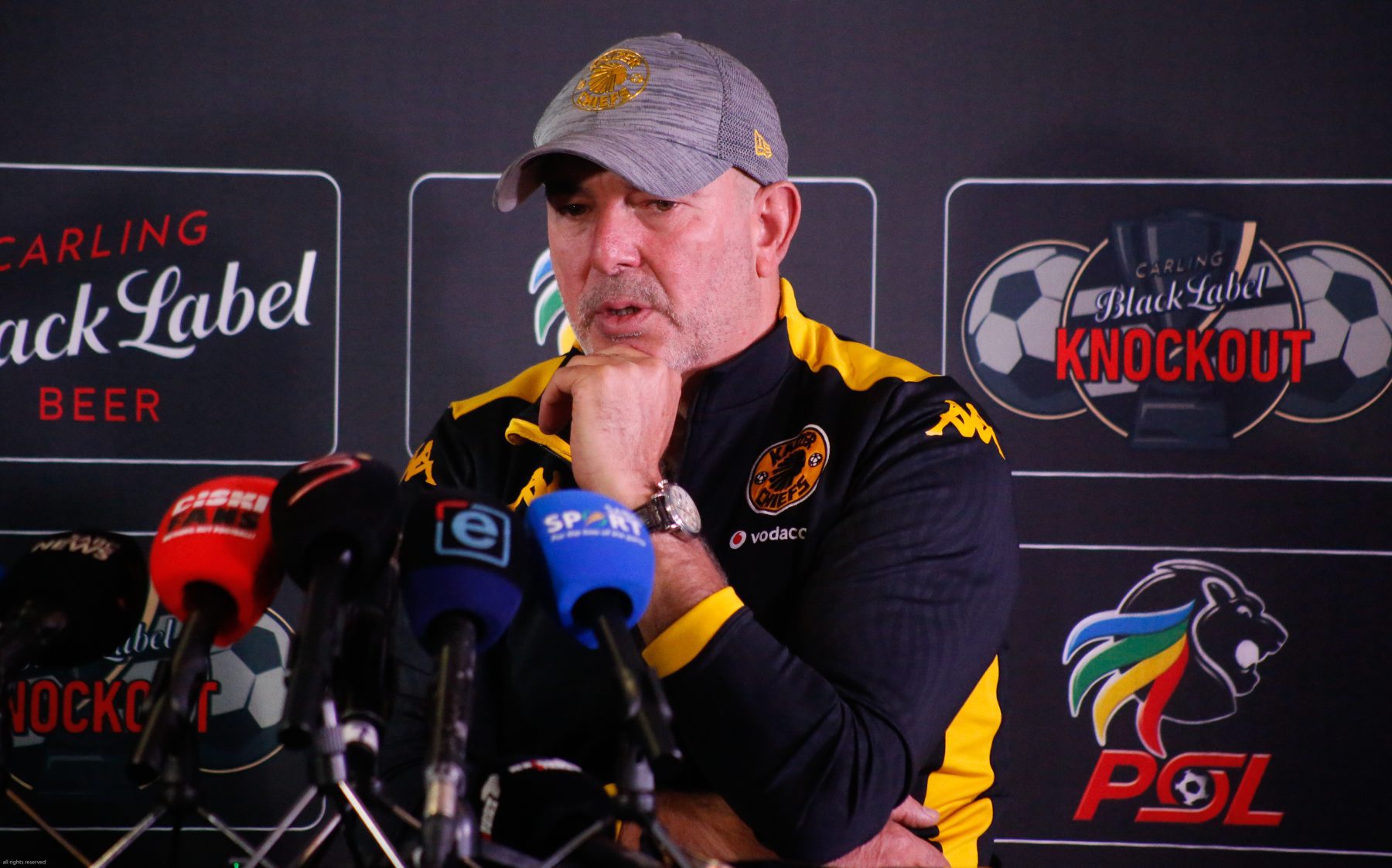 Nasreddine Nabi of Kaizer Chiefs during Carling Cup presser