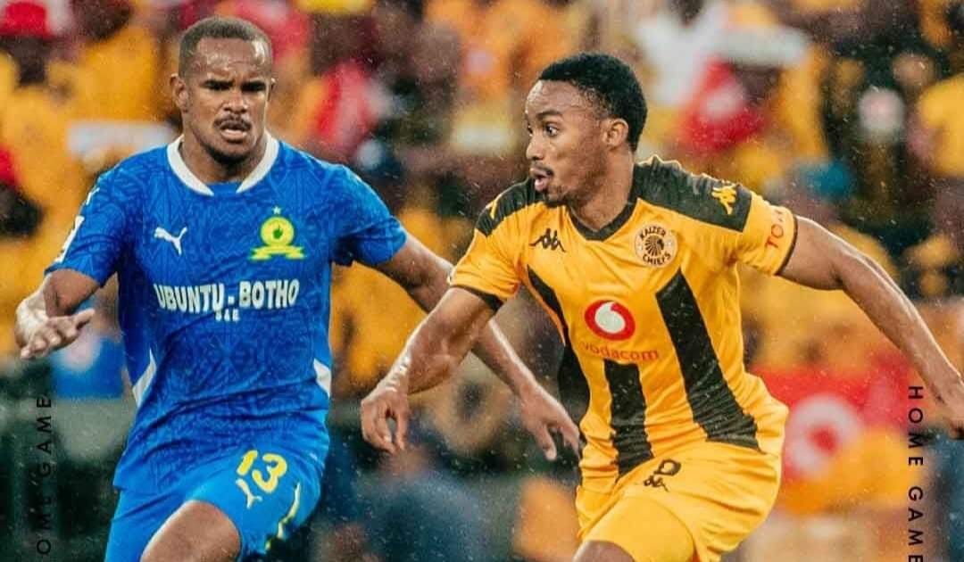 Njabulo Blom in action for Kaizer Chiefs