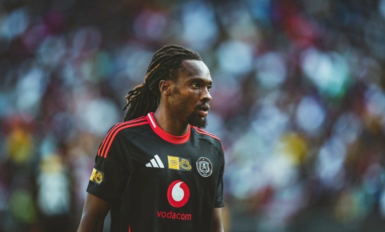 Olisa Ndah in action for Orlando Pirates in the MTN8.