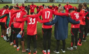 Orlando Pirates players at training