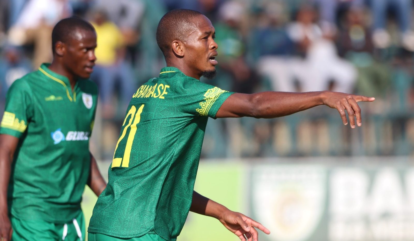 Phumlani Ntshangase during his stay at Baroka FC