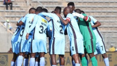 Polokwane City FC during the match