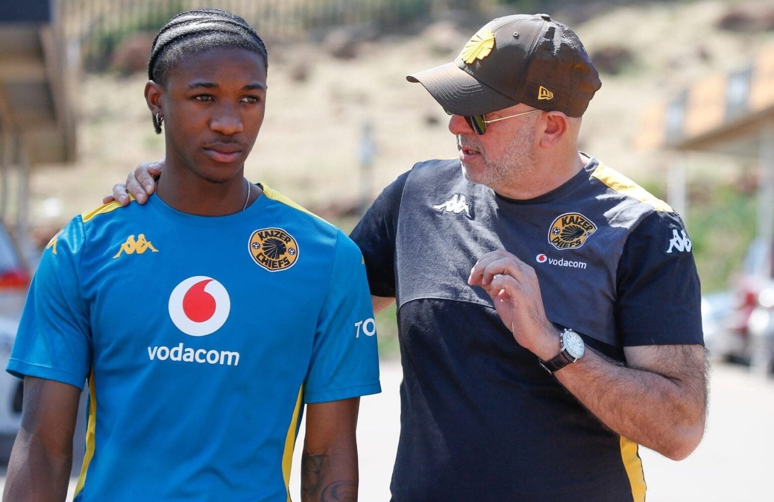 Samkelo Zwane & Nabi on CUFA Cup press