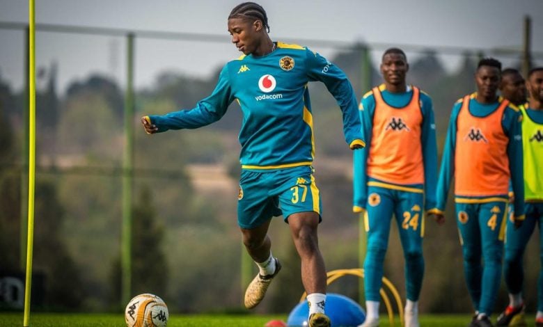 Samkelo Zwane in action at Kaizer Chiefs