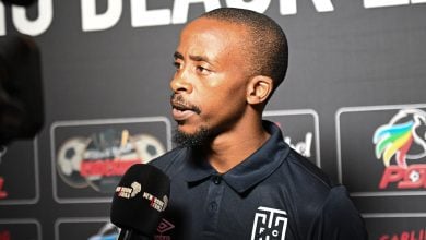 Thabo Nodada at Carling Knockout Cup launch