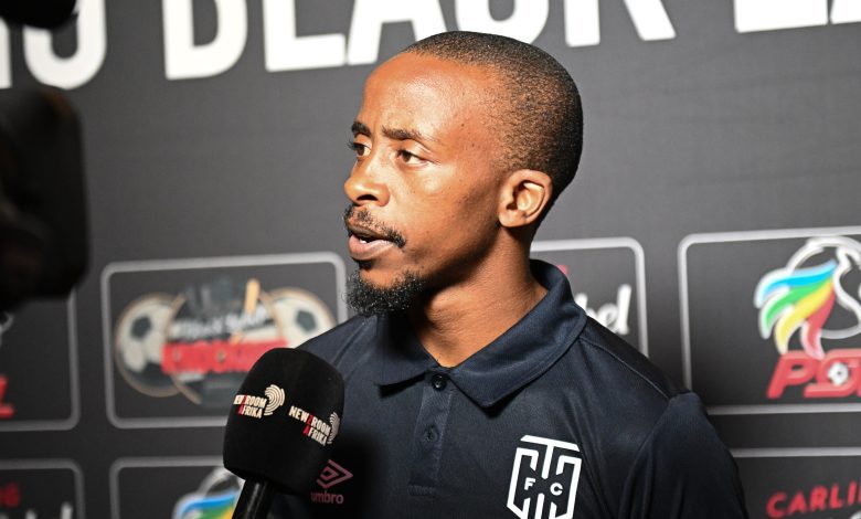 Thabo Nodada at Carling Knockout Cup launch