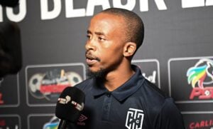 Thabo Nodada at Carling Knockout Cup launch