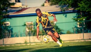 Wandile Duba during Kaizer Chiefs training