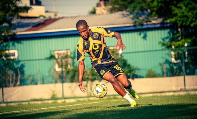 Wandile Duba during Kaizer Chiefs training