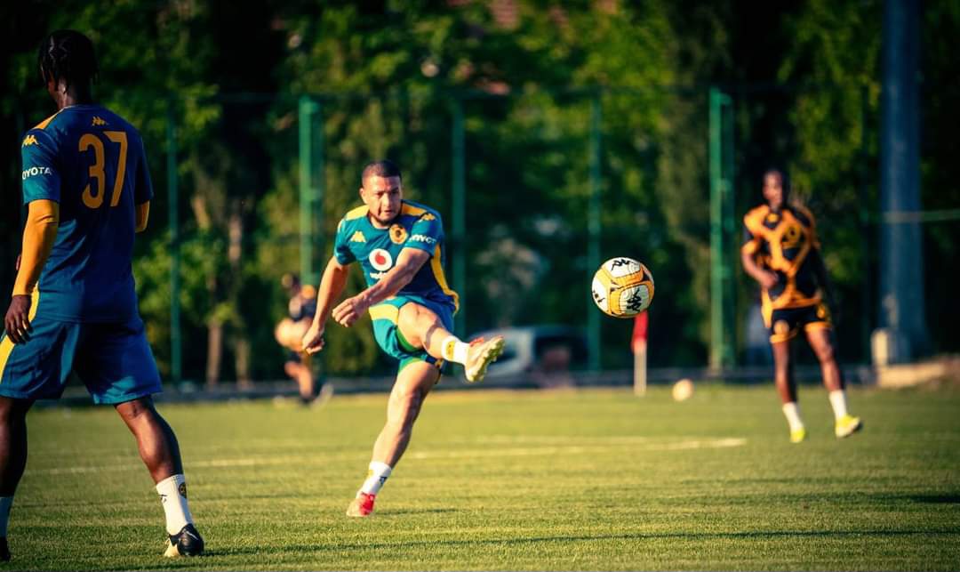 Yusuf Maart during Kaizer Chiefs training session