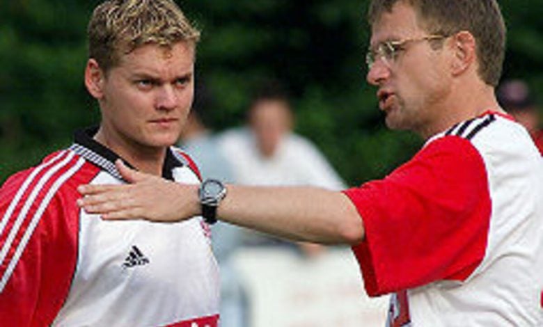 bradley carnell and ralf rangnick duirng their time at VFB Stuggart