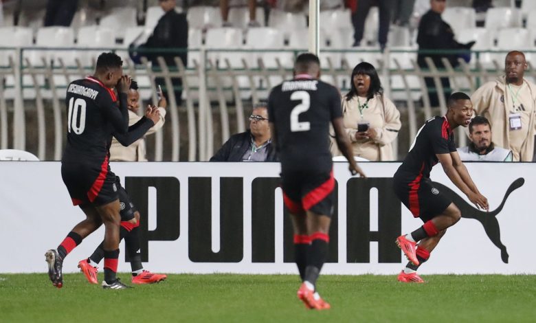 Orlando Pirates players celebrating