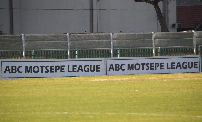 ABC Motsepe League banner during the ABC Motsepe playoffs