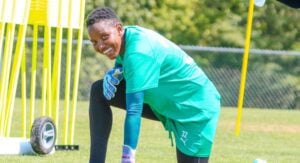 Mamelodi Sundowns Ladies goalkeeper Andile Dlamini