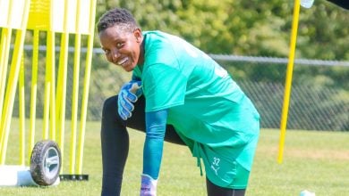 Mamelodi Sundowns Ladies goalkeeper Andile Dlamini