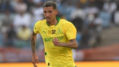 Arthur de Oliveira Sales in action for Mamelodi Sundowns