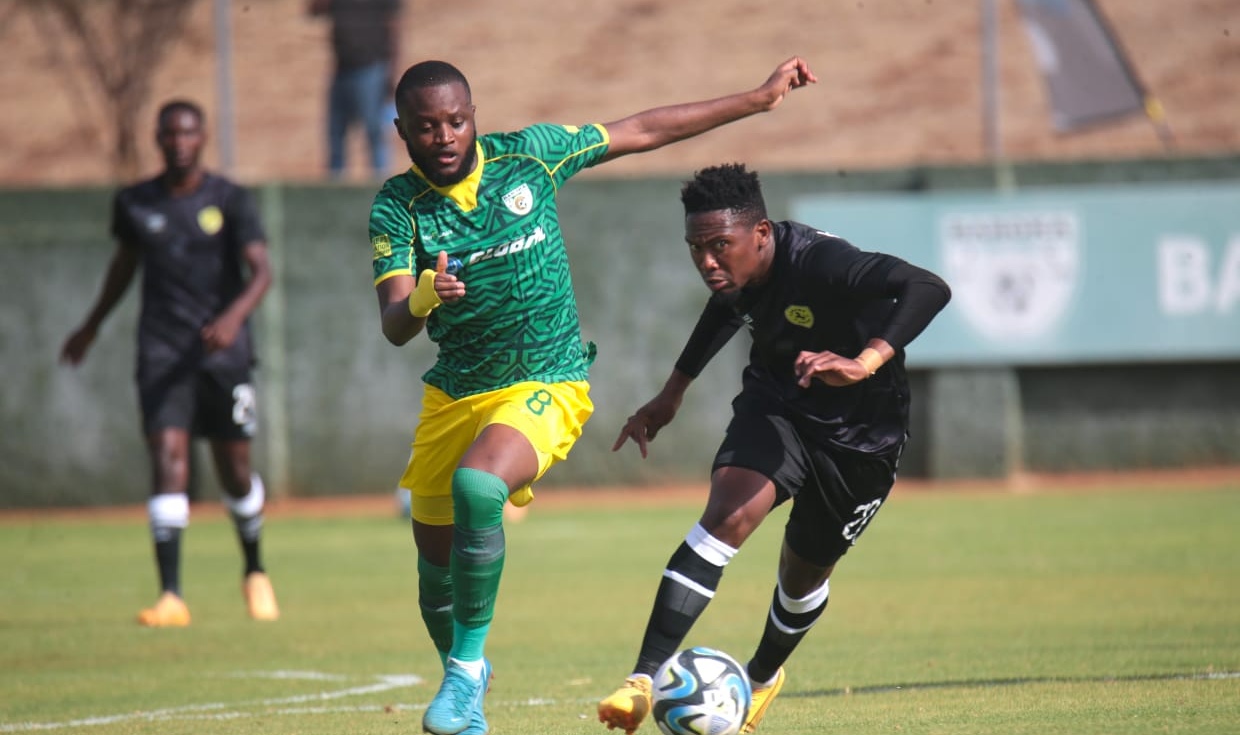 Baroka FC in action against Leruma United