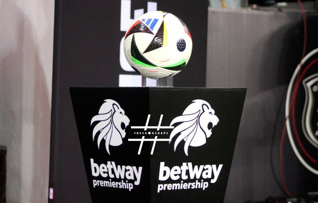 Betway Premiership ball and logo in Orlando