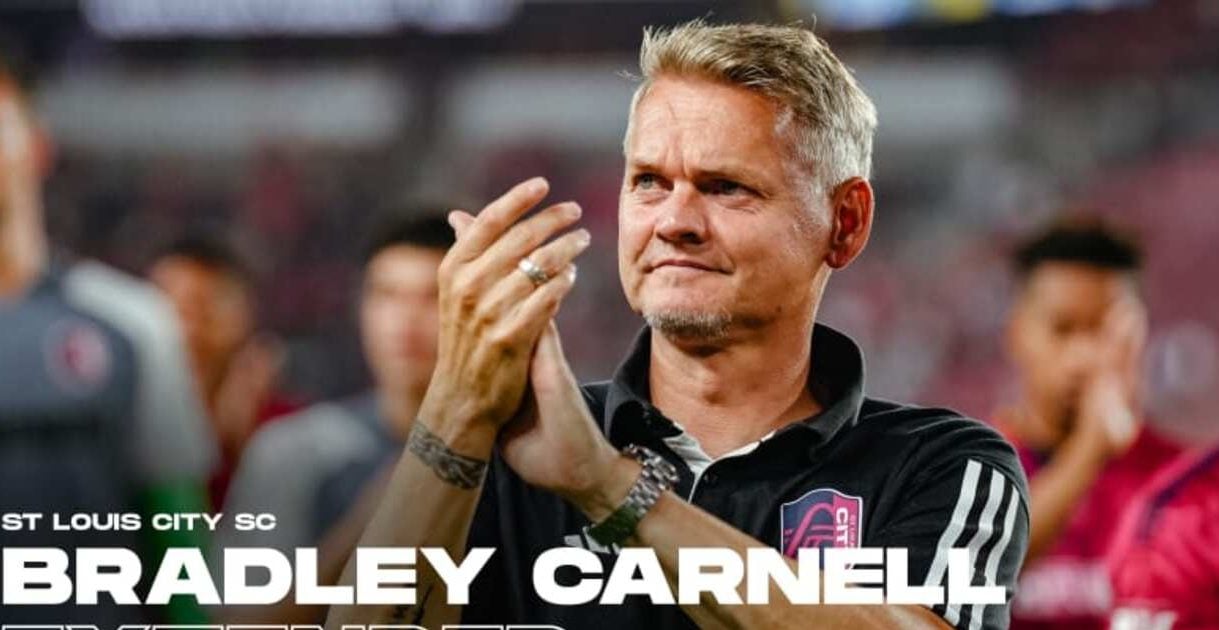 Bradley Carnell in the MLS clapping hands to fans