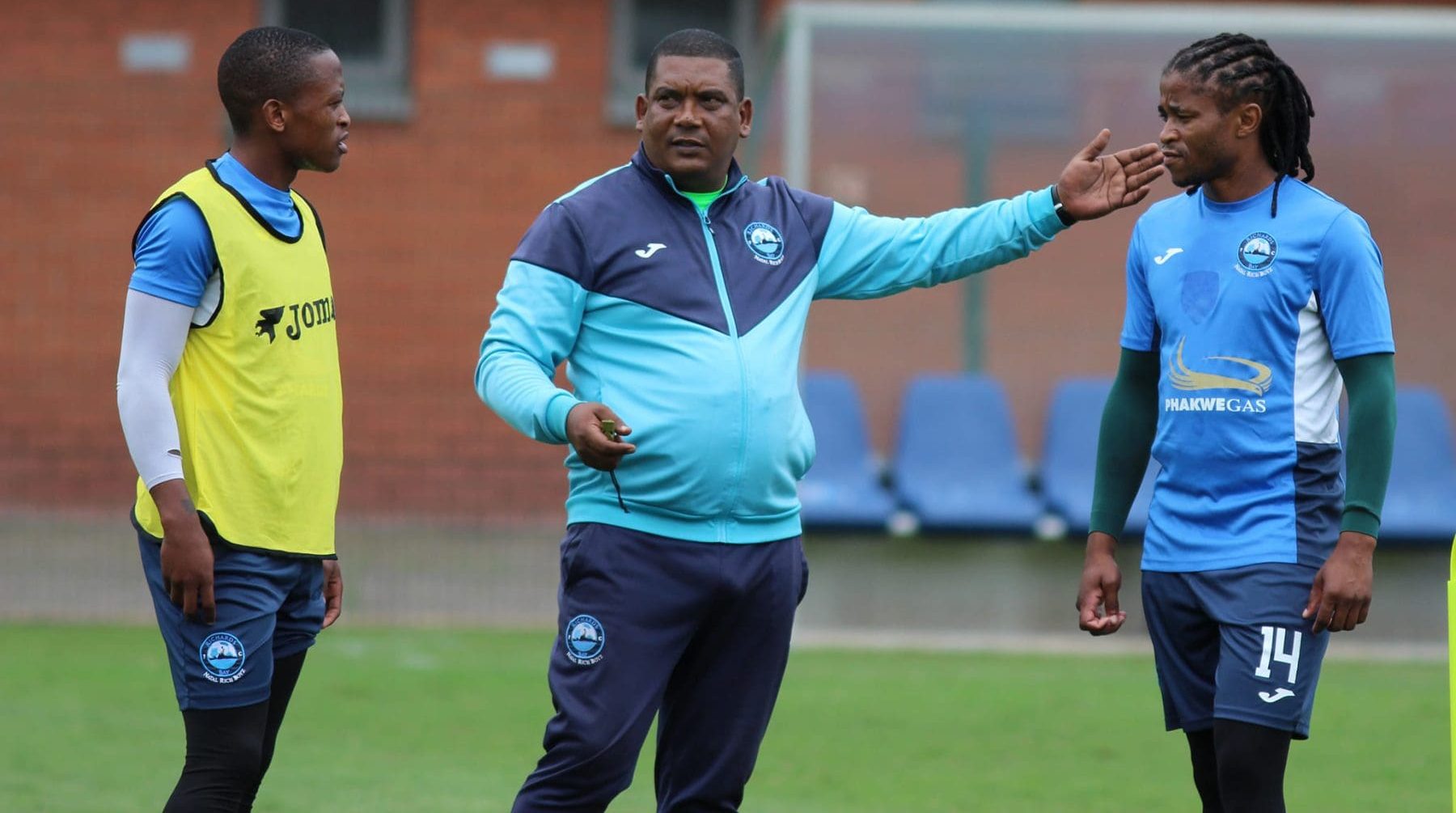 Brandon Truter of Richards Bay FC during a training session