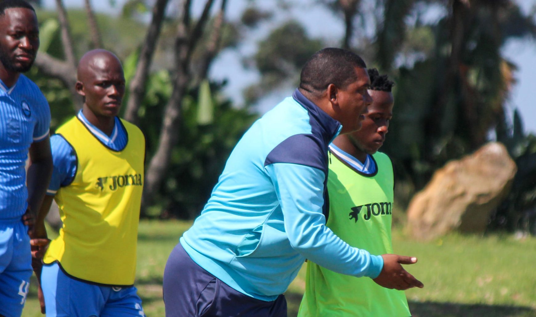 Brandon Truter of Richards Bay FC during a training session