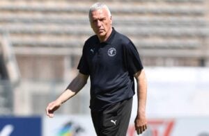 Ernst Middendorp, coach of Cape Town Spurs during a Motsepe Foundation Championship game