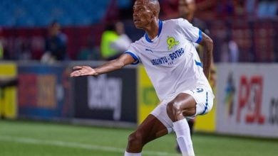 Roving Mamelodi Sundowns left-back in action