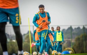 Donay Jansen during Kaizer Chiefs training
