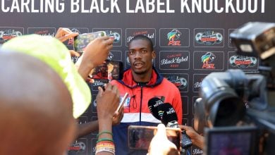 Magesi FC goalkeeper and captain Elvis Chipezeze during a Carling Knockout Cup press conference