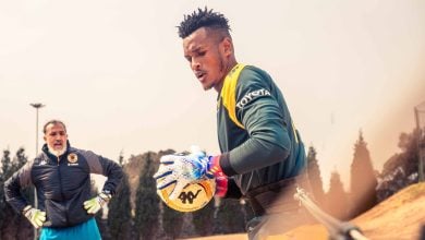 Fiacre Ntwari of Kaizer Chiefs at training