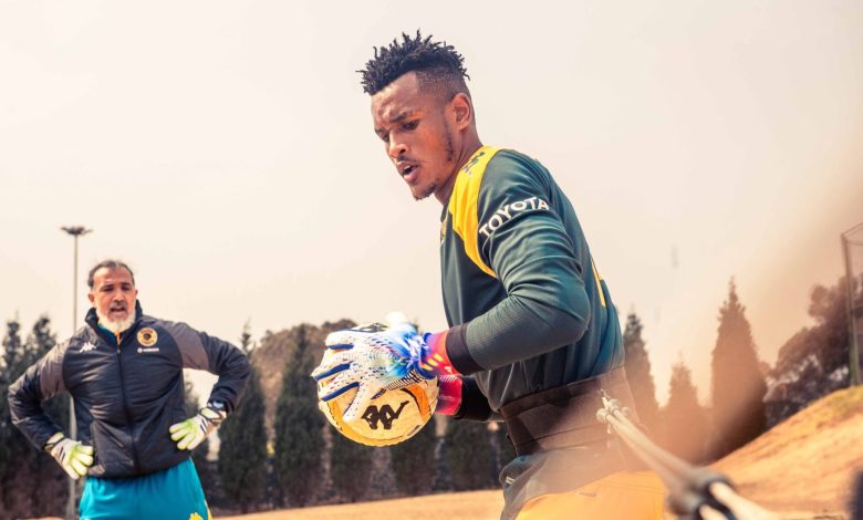 Fiacre Ntwari of Kaizer Chiefs at training