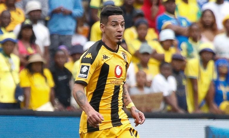 Gastón Sirino of Kaizer Chiefs in action