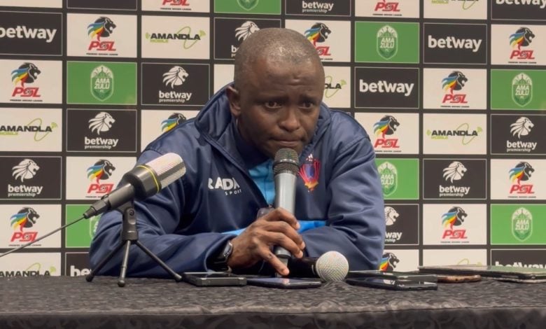 Kwanele Kopo speaking during the press conference