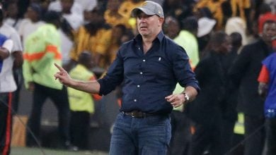 Kaizer Chiefs coach Nasreddine Nabi on the touchline