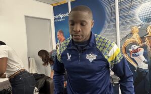 George Maluleka at SuperSport studios