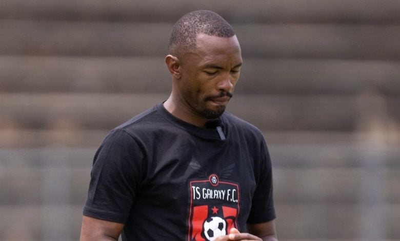 TS Galaxy DDC head coach Bernard Parker ahead of the match