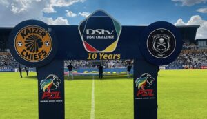 Kaizer Chiefs and Orlando Pirates board in the DStv Diski Challenge before the match was postponed - Picture courtesy of Asidlali/Facebook